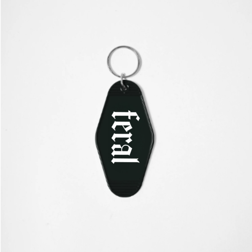 Goth Style, Witch Style, Motel Keychain, Feral