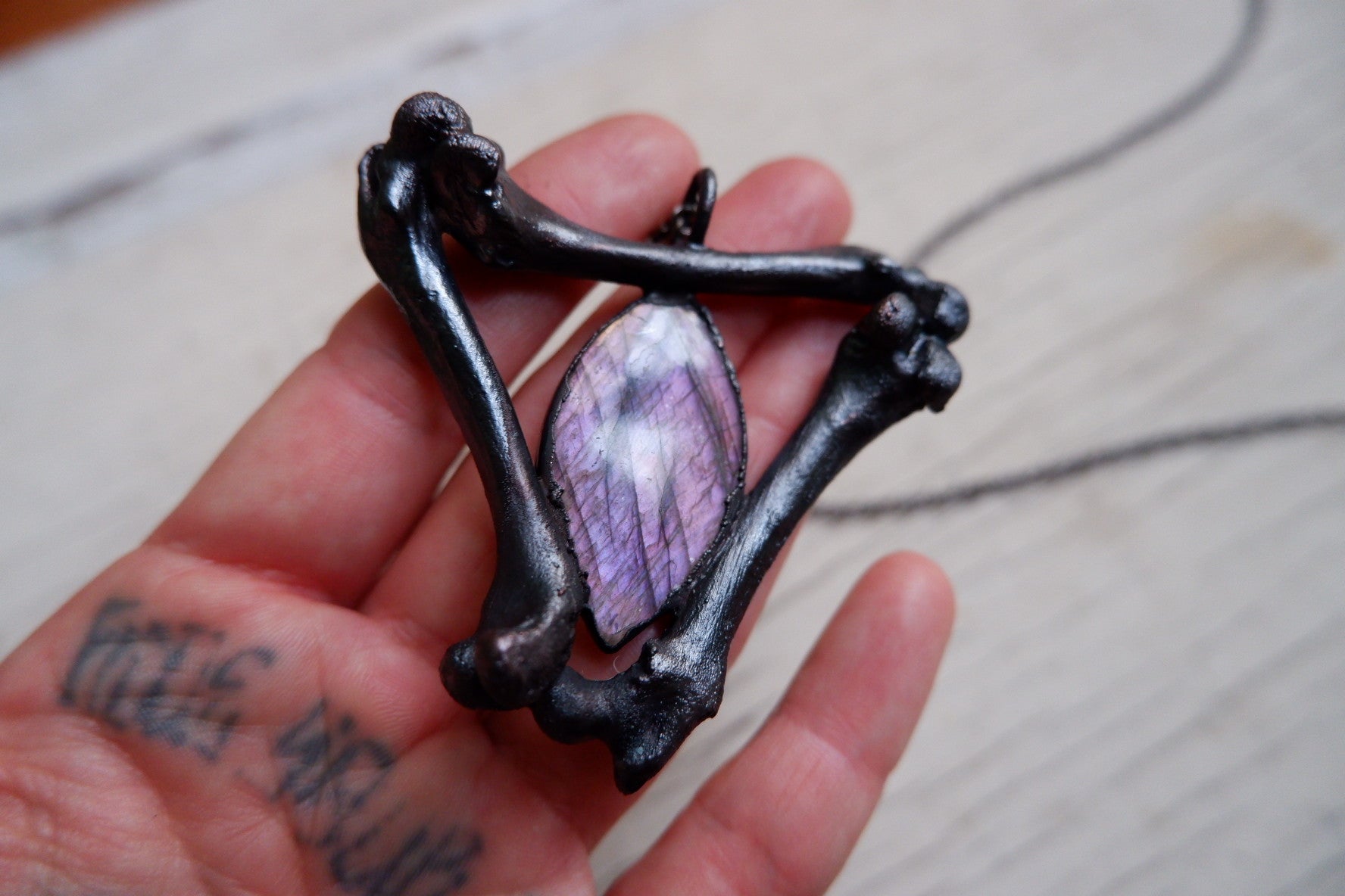 Purple Labradorite Pendant