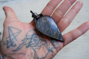 Purple Labradorite Pendant