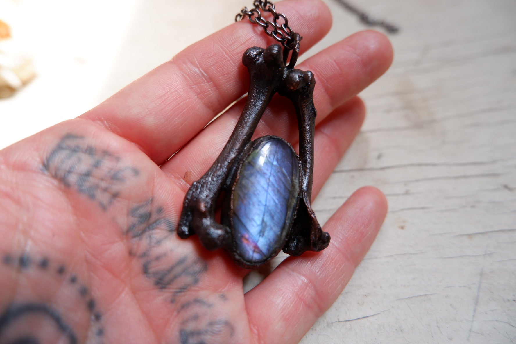 Purple Labradorite Pendant