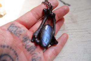 Purple Labradorite Pendant