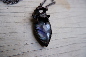 Purple Labradorite Pendant