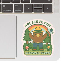 Preserve our National Parks Sticker