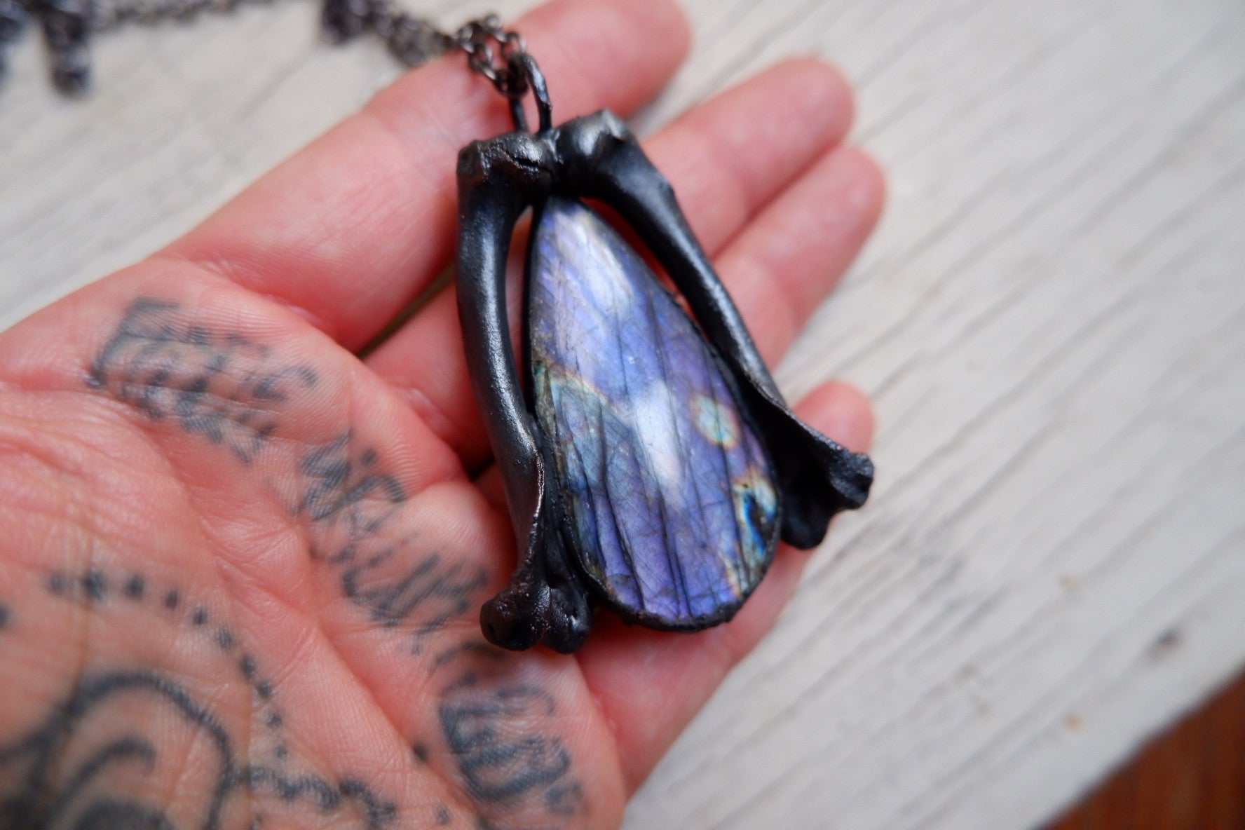 Purple Labradorite Pendant