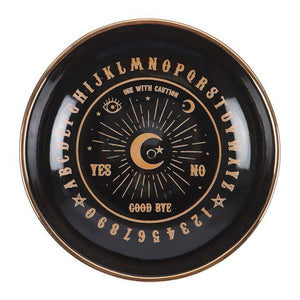 Black Talking Board Incense Holder Plate