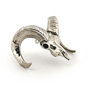 Bighorn Sheep: None / Sterling Silver