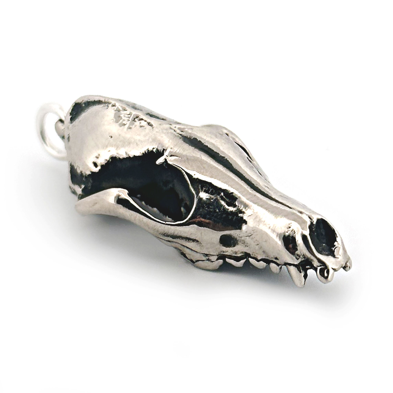 Red Fox: None / Sterling Silver