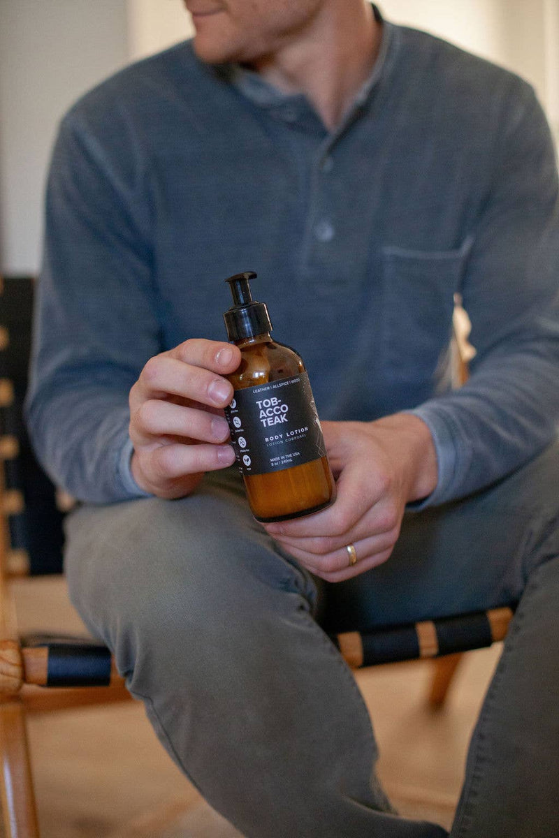Tobacco Teak Hand & Body Lotion – EarthandBone