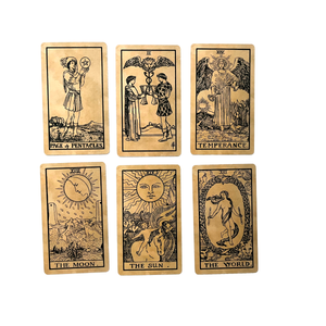 The Tea-Stained Tarot & Guide | LINEN FINISH | Made in USA |