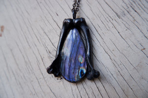 Purple Labradorite Pendant