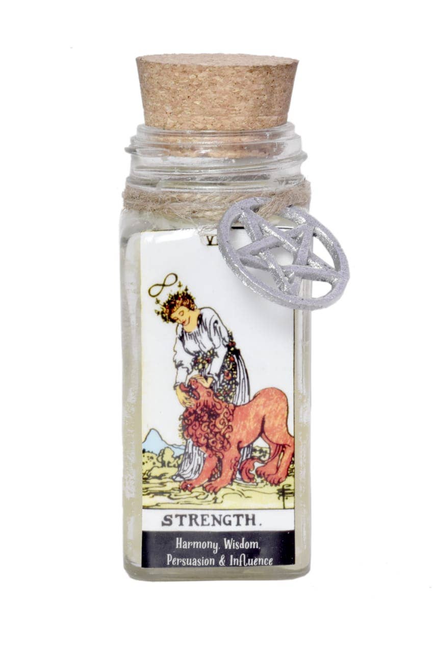 Tarot Candle: Strength (6 oz)