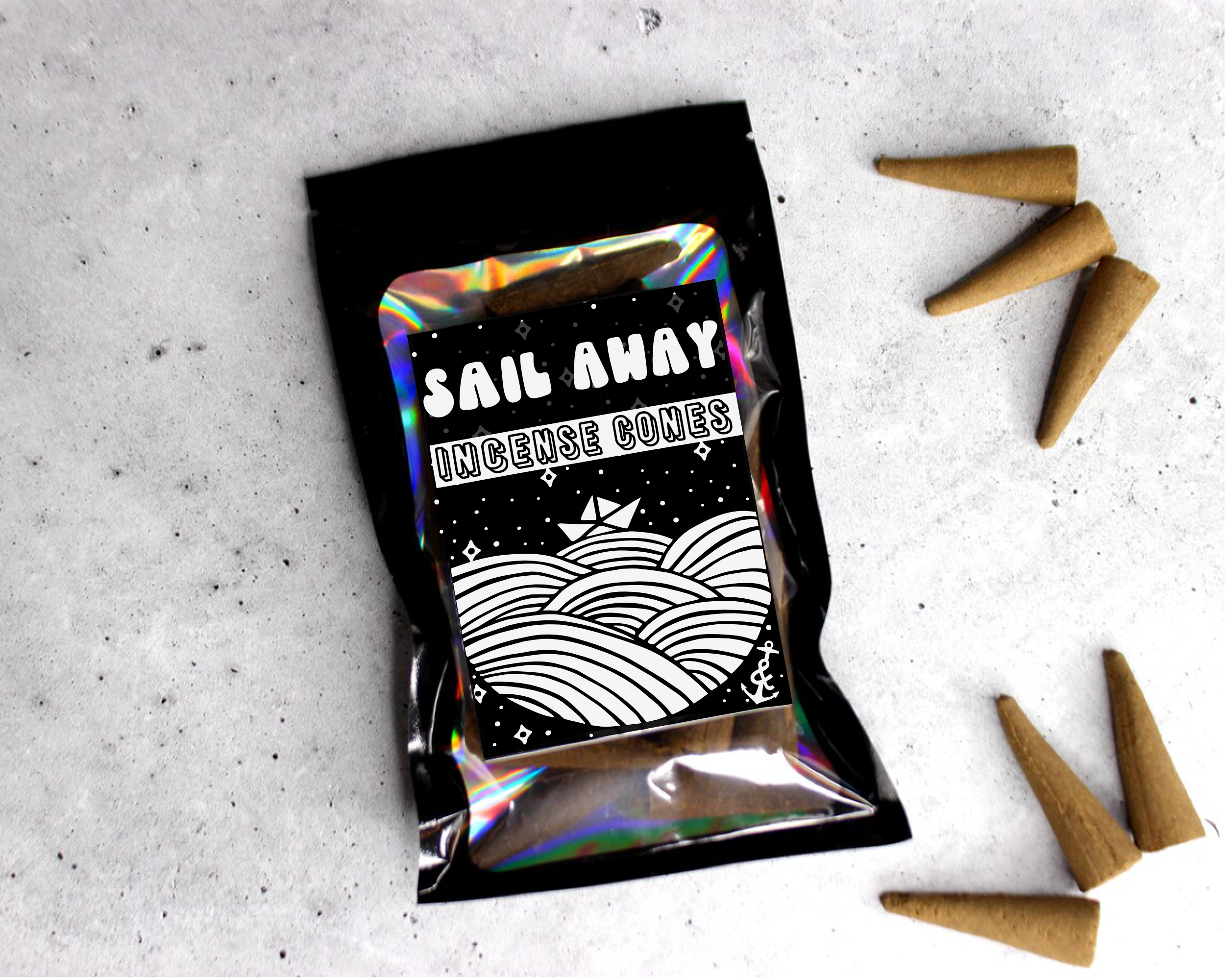 Sail Away |  Incense Cones | Backflow Incense Cones