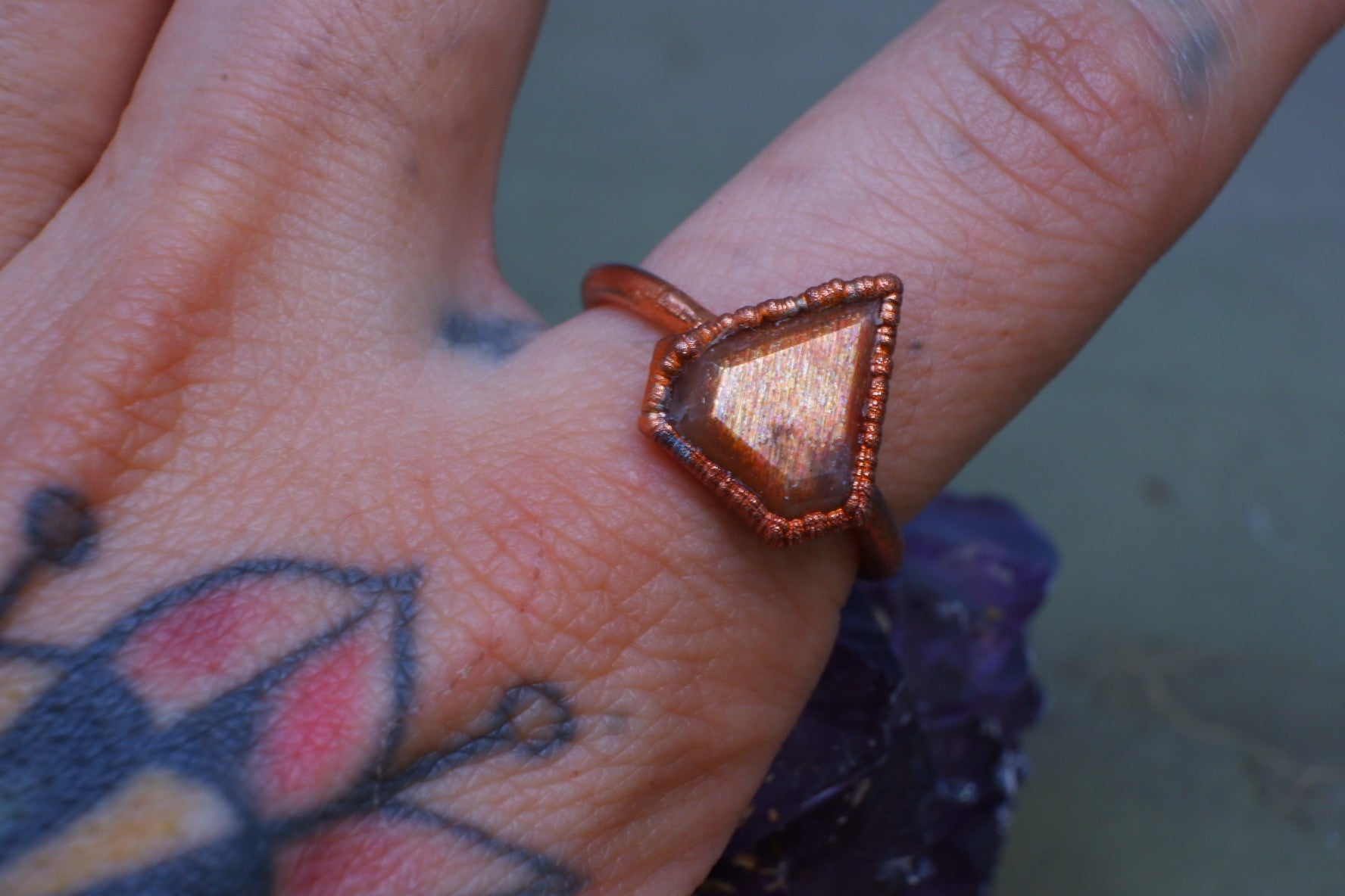 Sunstone Ring -Size 9