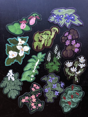 Violets Sticker