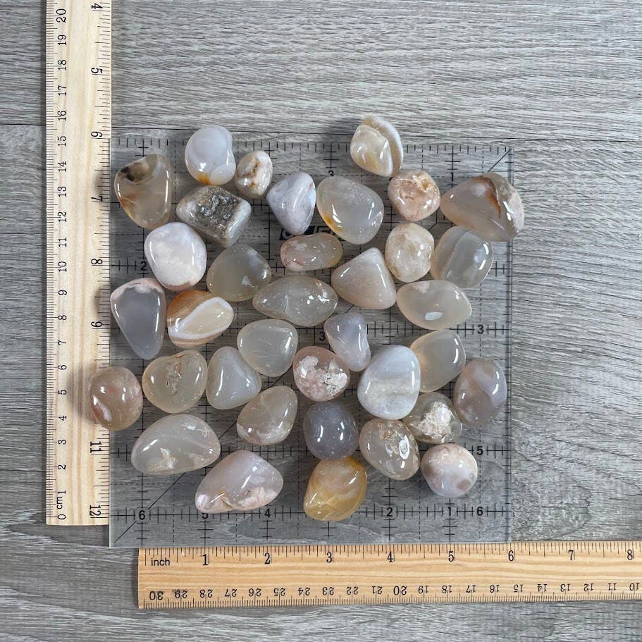 Tumbled Flower Agate