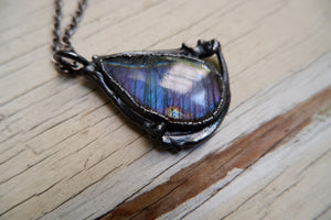 Purple Labradorite Pendant