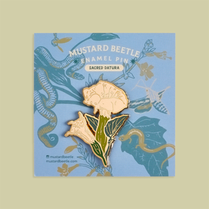 Enamel Pin: Datura 1.25"