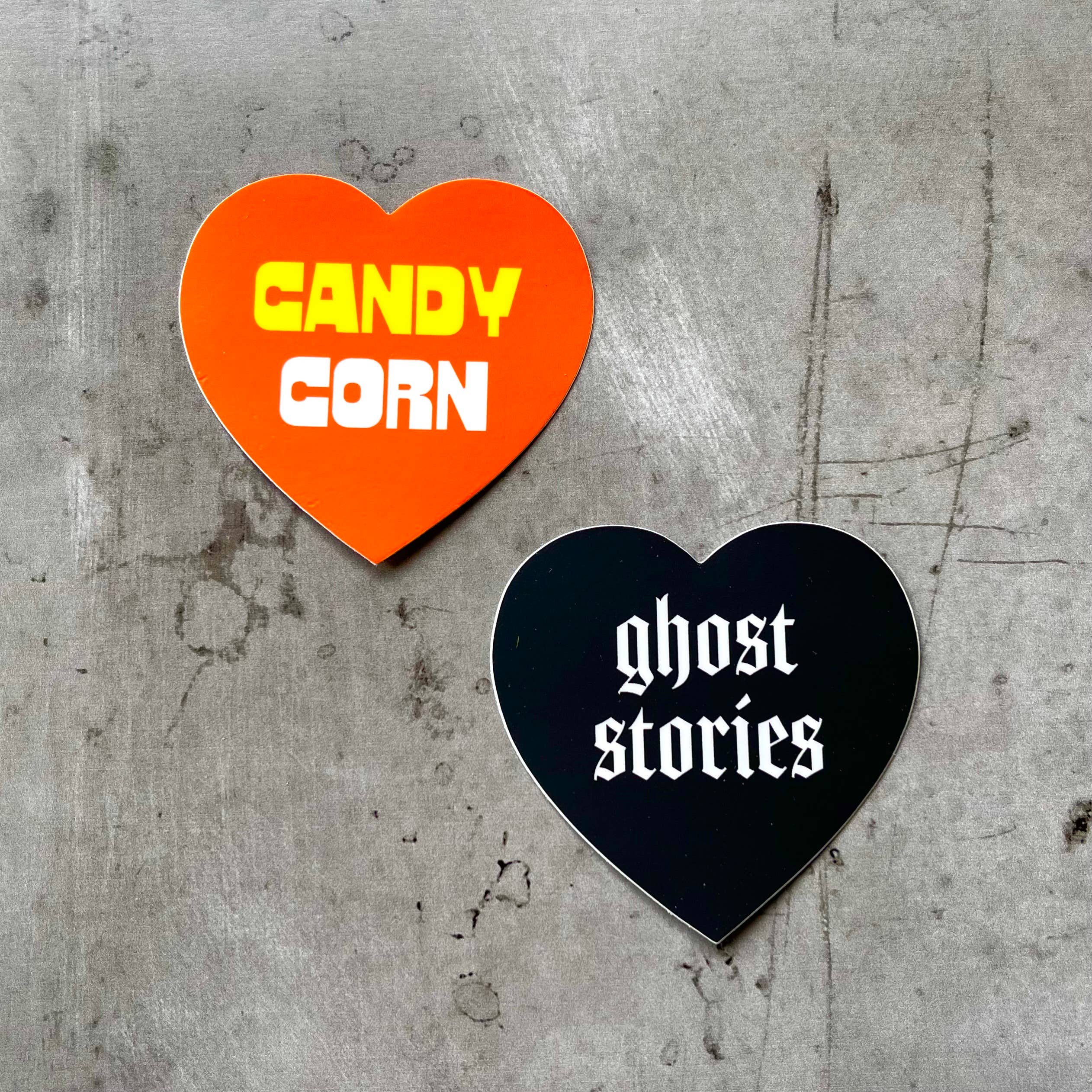 Candy corn Heart Sticker