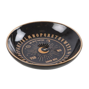 Black Talking Board Incense Holder Plate