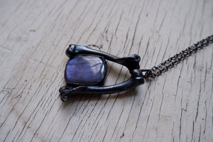 Purple Labradorite Pendant