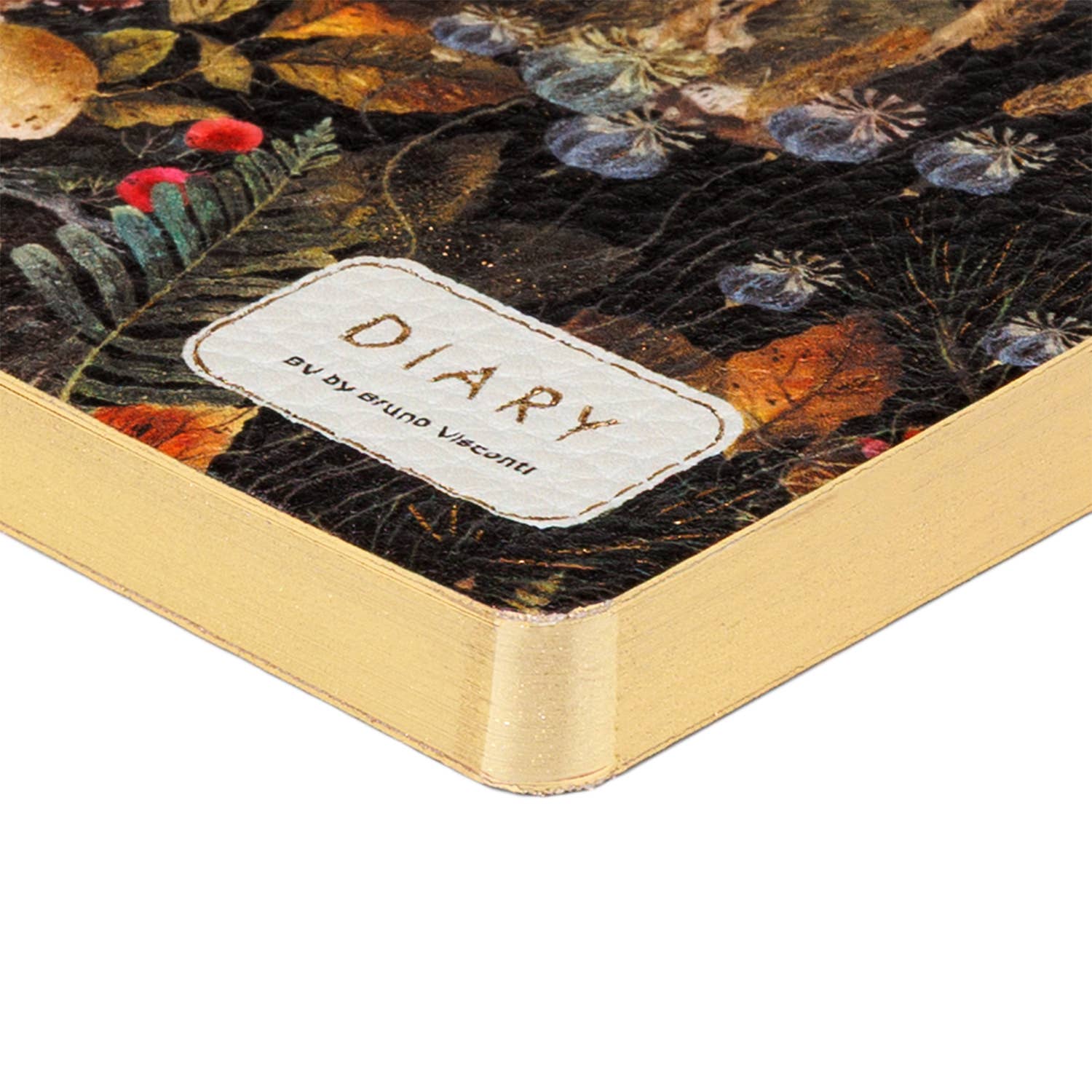 Horizontal Vegan Leather Weekly Planner - Forest Mushrooms