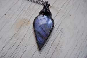 Purple Labradorite Pendant