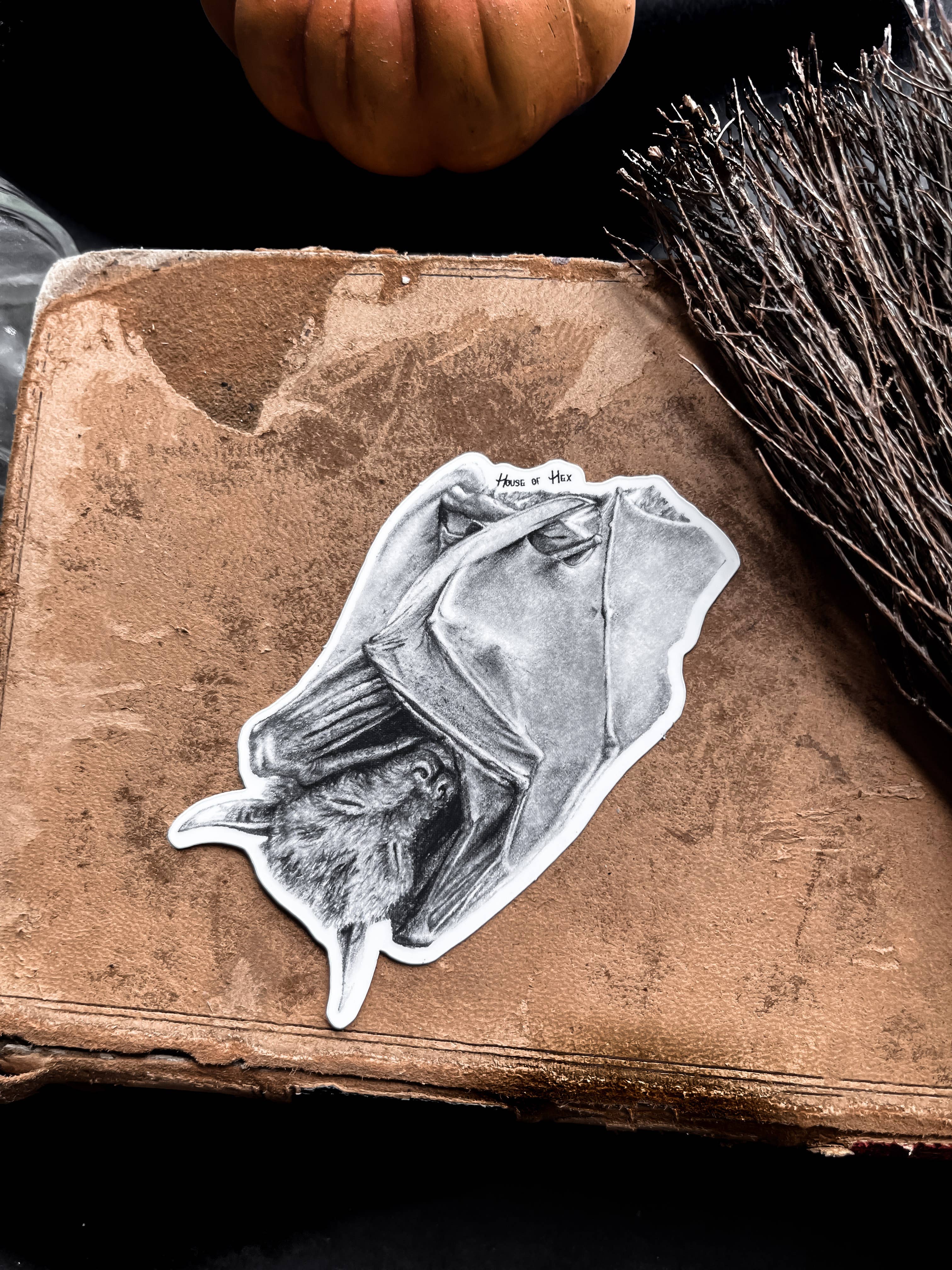 Bat Sticker | dark decor | spooky | Halloween | witchy