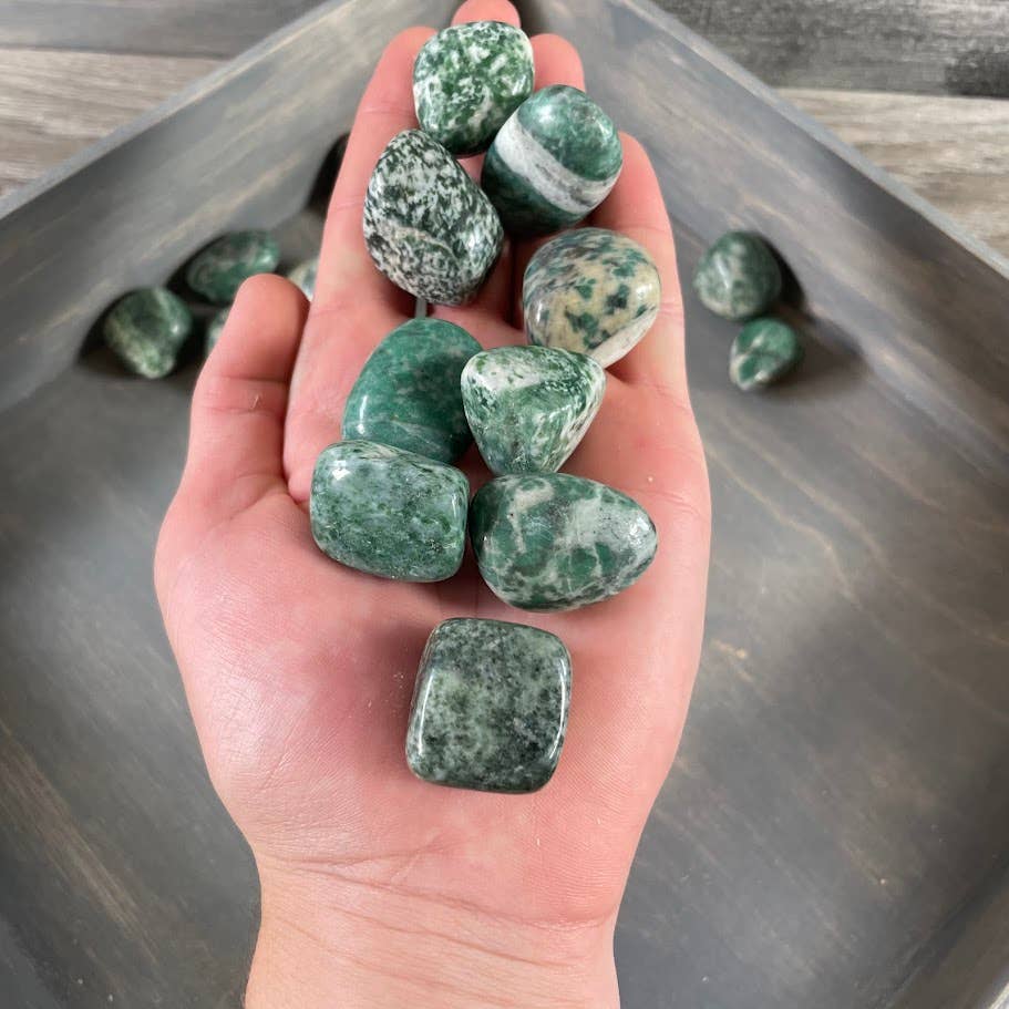 Tumbled China Jade Stones