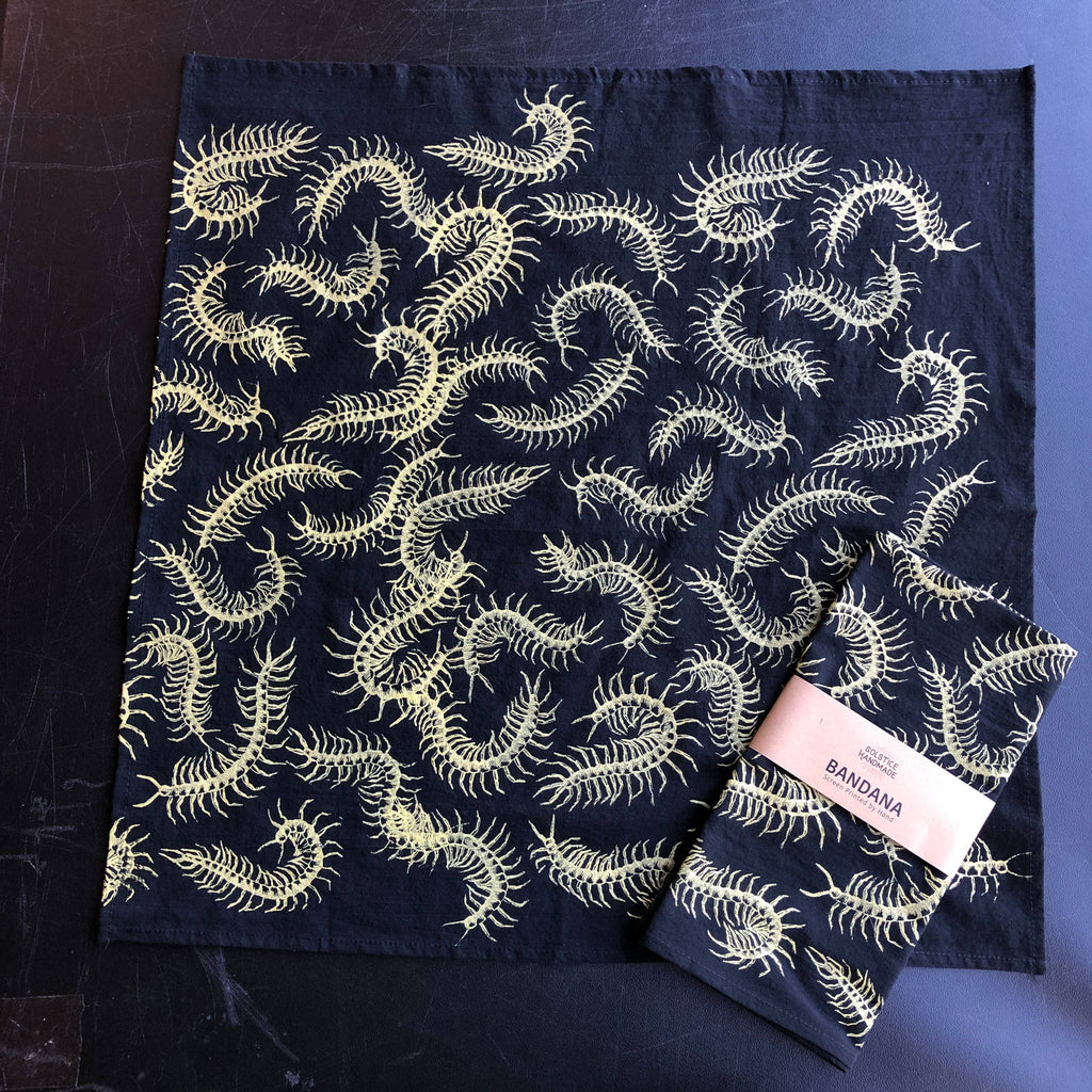 Black Centipede Bandana
