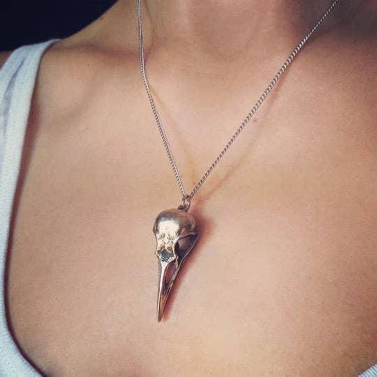 Crow: None / Sterling Silver