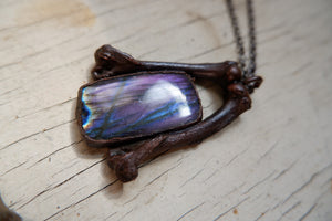 Purple Labradorite Pendant