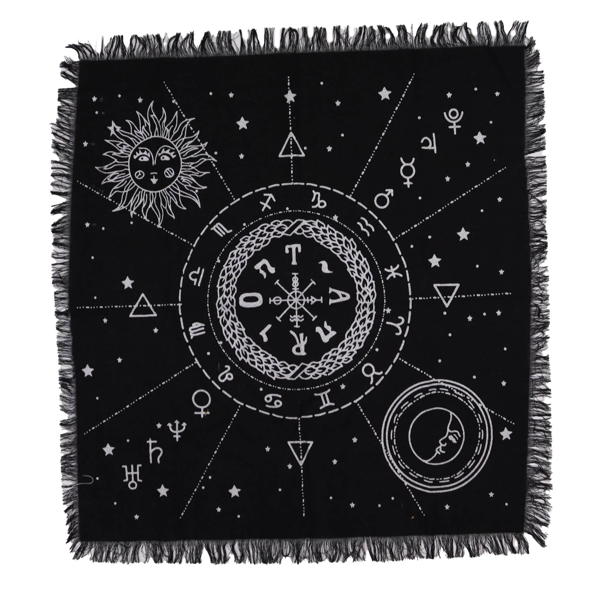 Altar Cloth -  Moon & Sun Chart