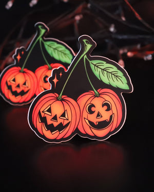 Jack-O-Cherries Sticker