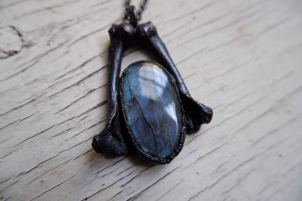 Purple Labradorite Pendant