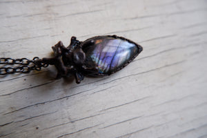 Purple Labradorite Pendant