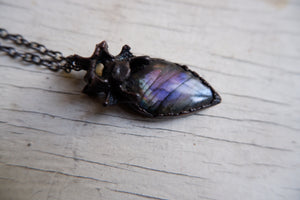 Purple Labradorite Pendant