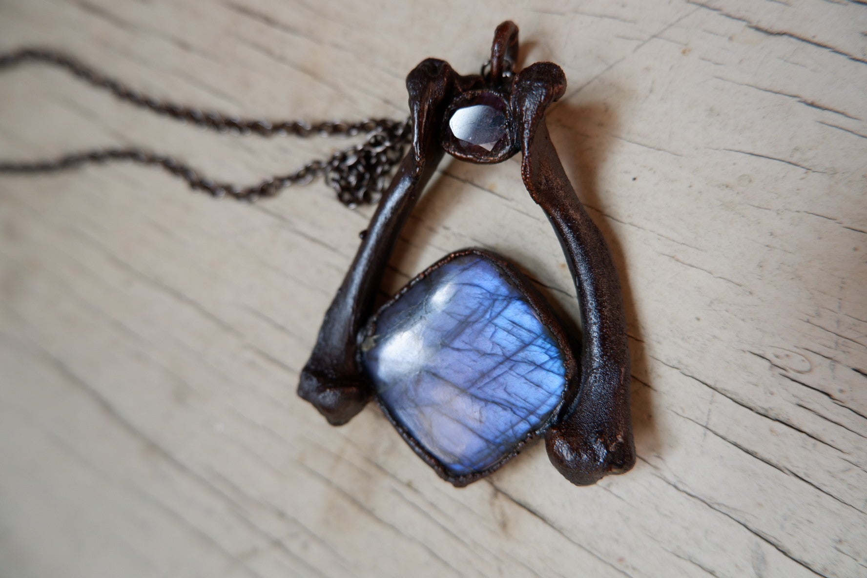 Purple Labradorite Pendant