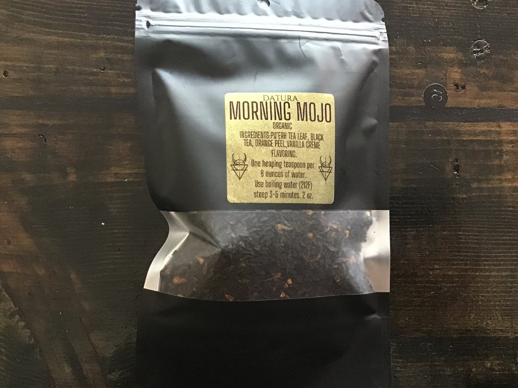 Morning Mojo, Organic Pu'erh Tea 2oz bag