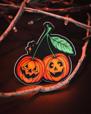 Jack-O-Cherries Sticker