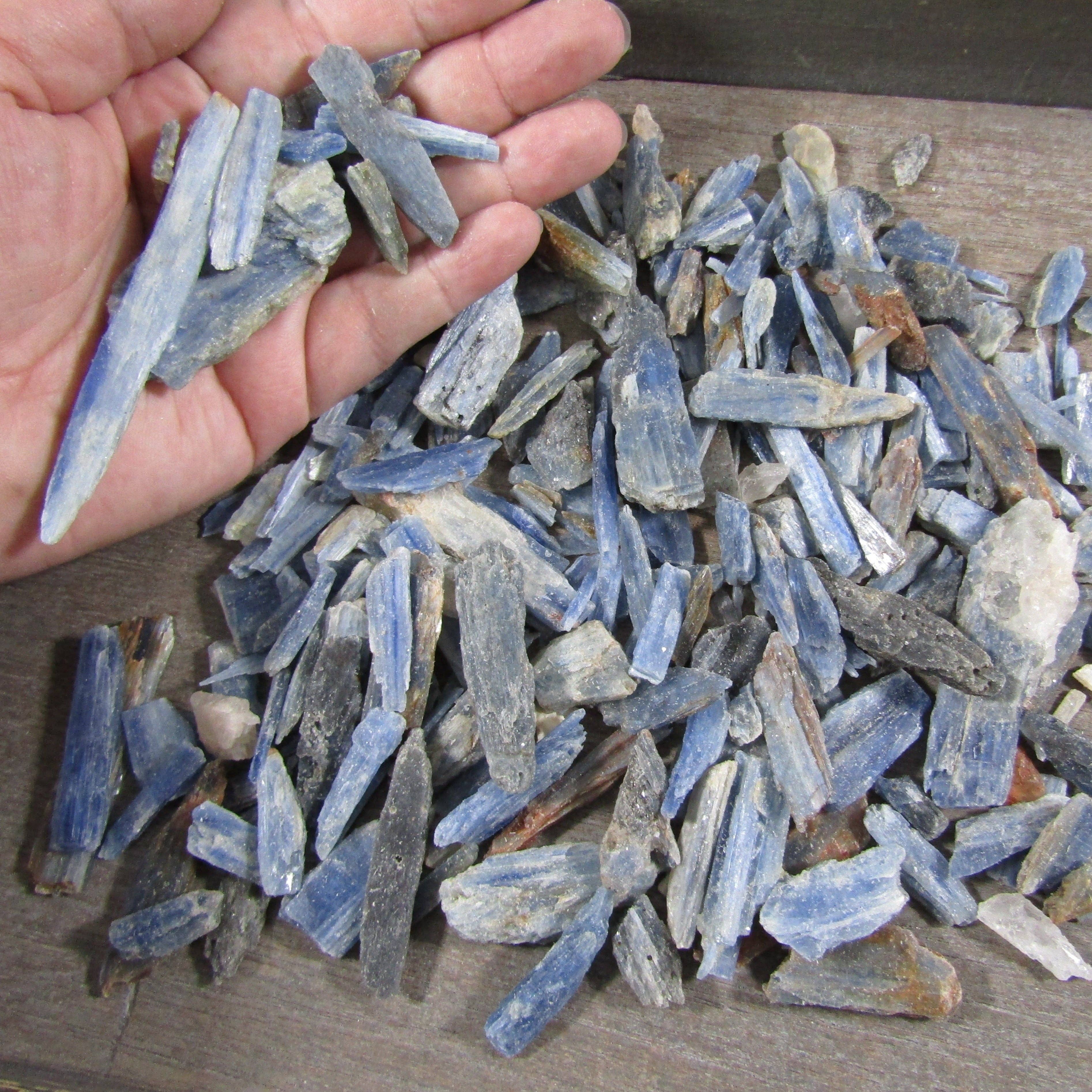 Blue Kyanite Rough Blades