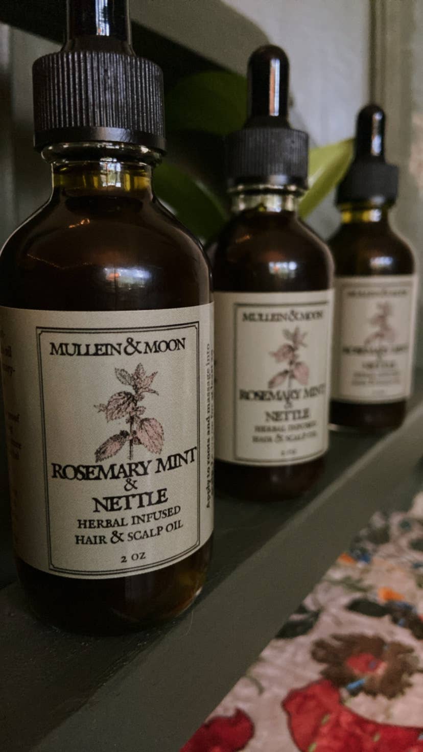 Rosemary Mint & Nettle herbal hair oil