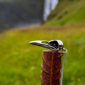 Crow: None / Sterling Silver