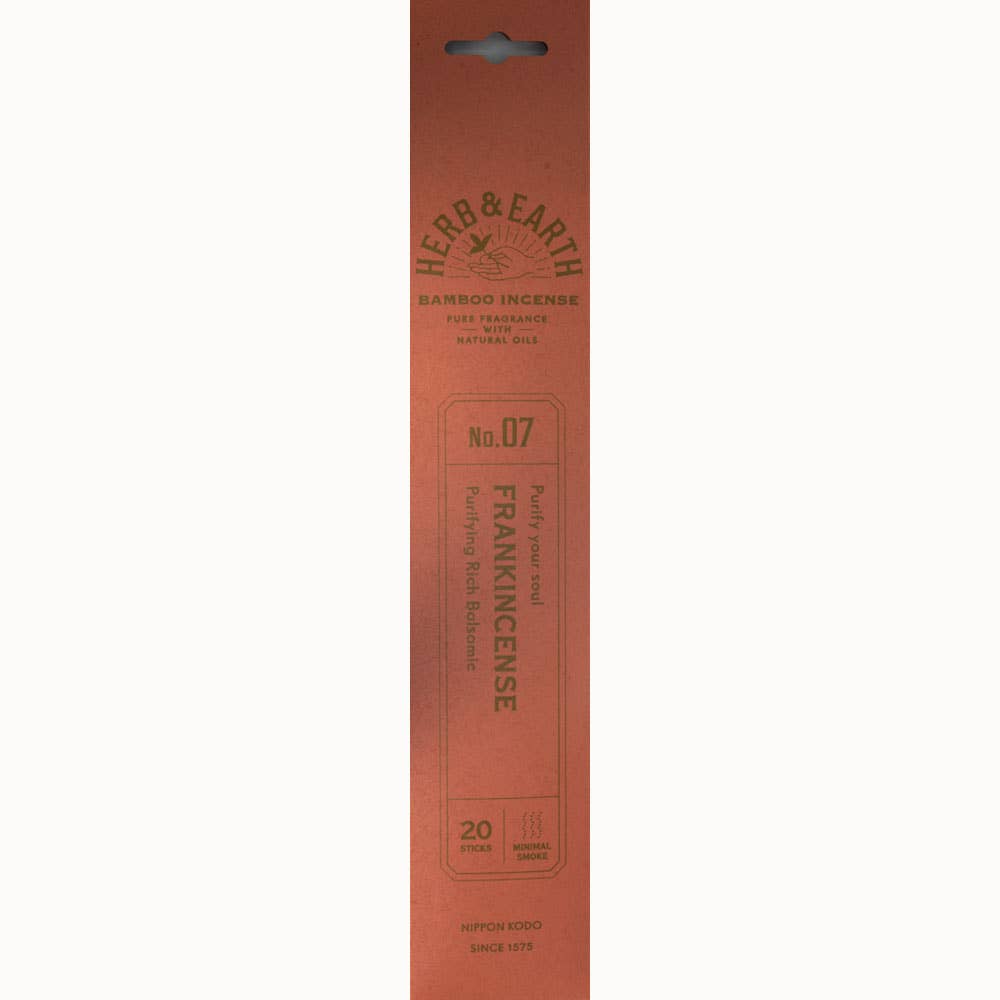 Herb & Earth Incense 20 Sticks - Frankincense