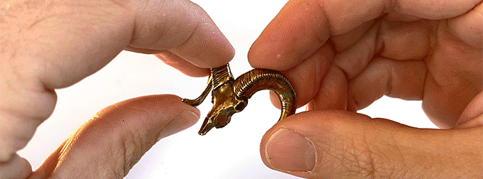 Bighorn Sheep: None / Sterling Silver