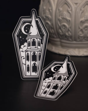 Coffin Castle Sticker