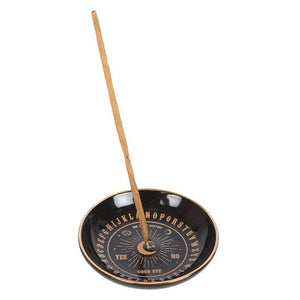 Black Talking Board Incense Holder Plate