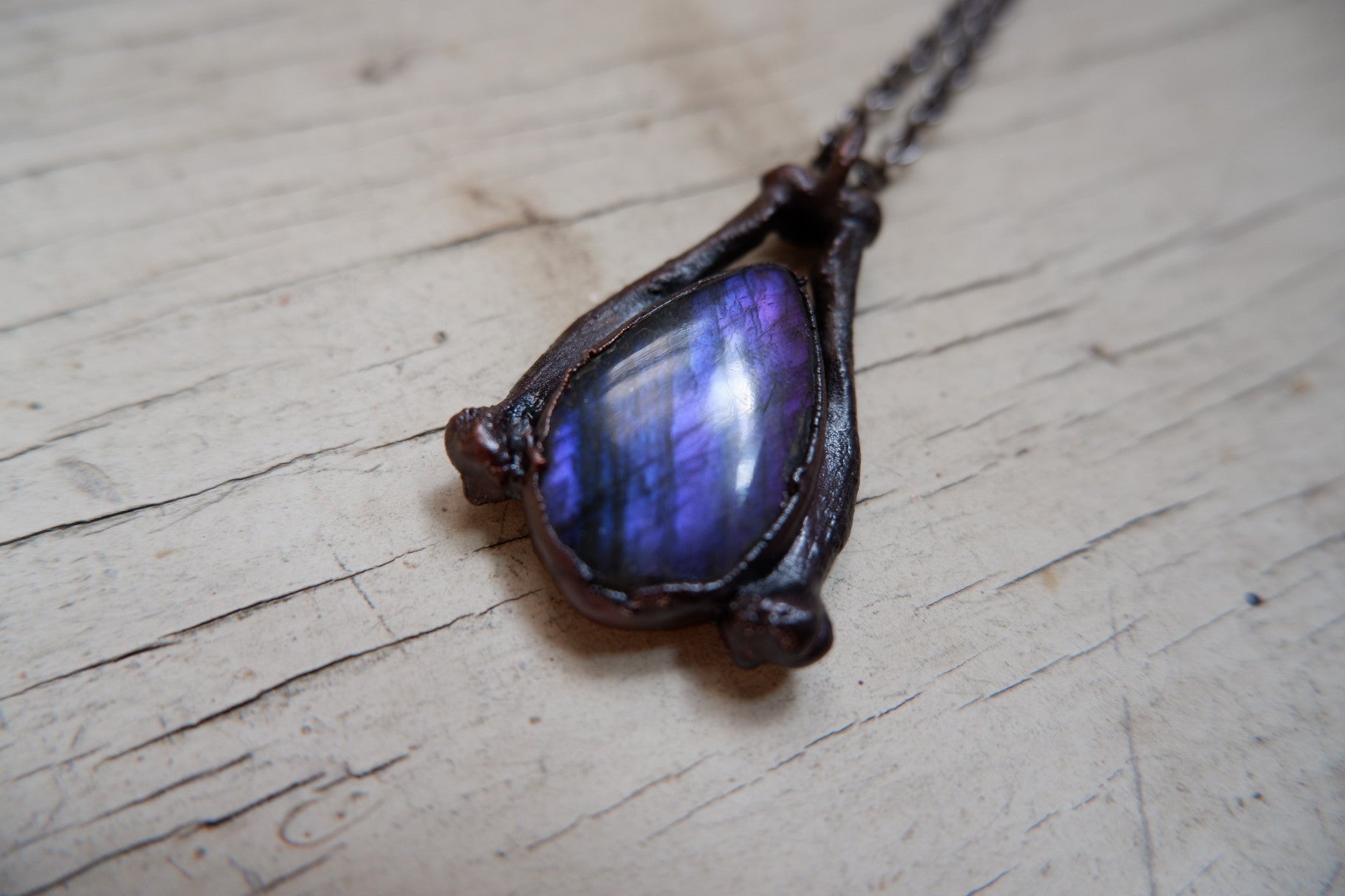 Purple Labradorite Pendant