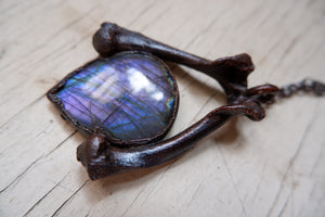 Purple Labradorite Pendant