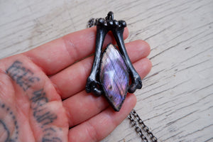 Purple Labradorite Pendant