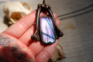 Purple Labradorite Pendant